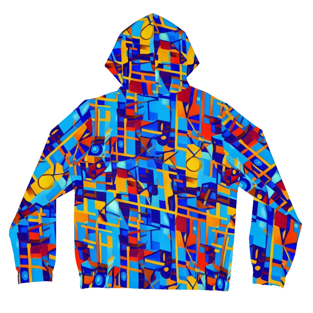 Radiant Labyrinth on Women's Full-Zip Hoodie — Back