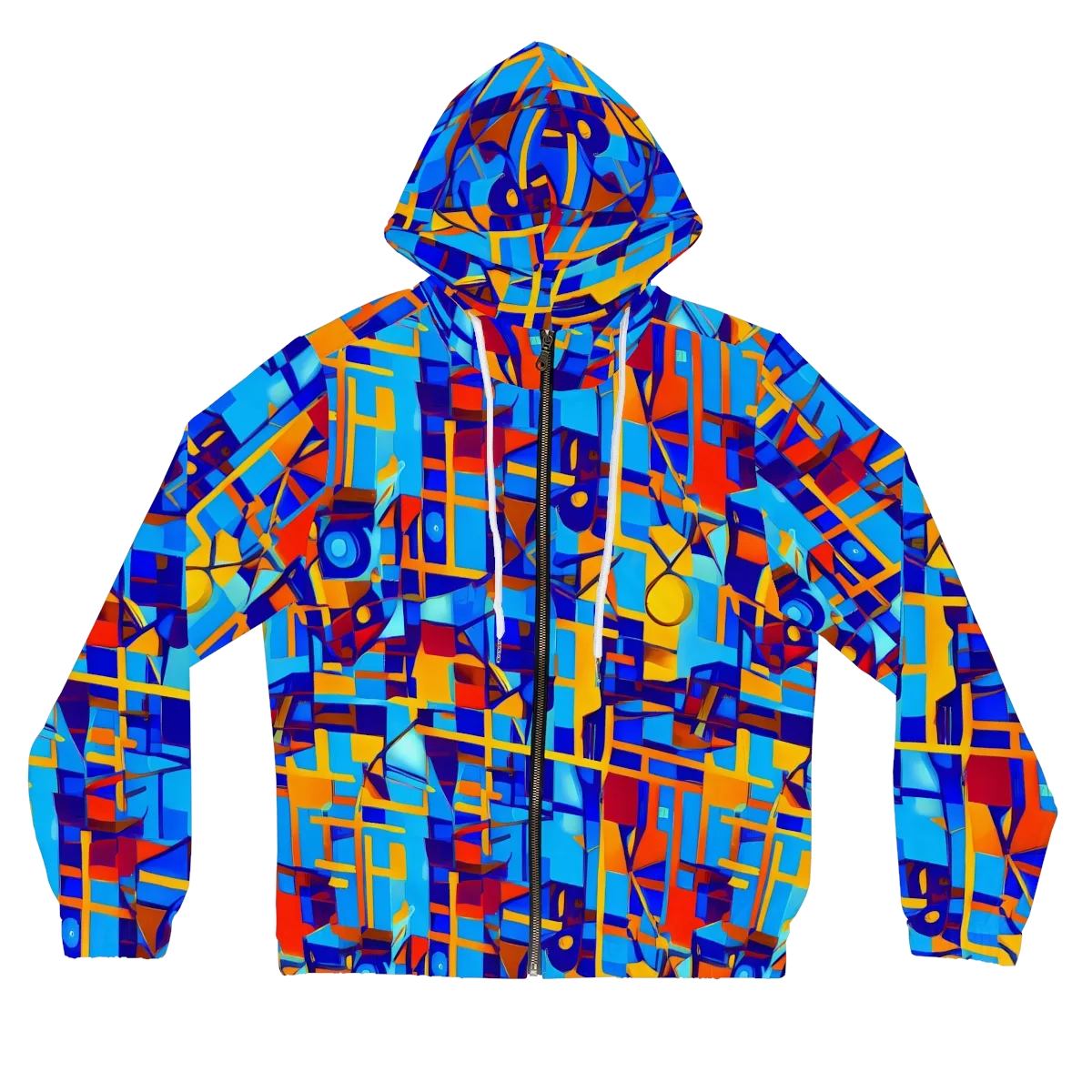Radiant Labyrinth on Women's Full-Zip Hoodie — Front