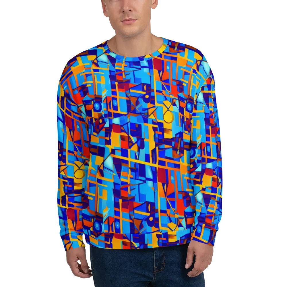 Radiant Labyrinth on Sweatshirt — Front