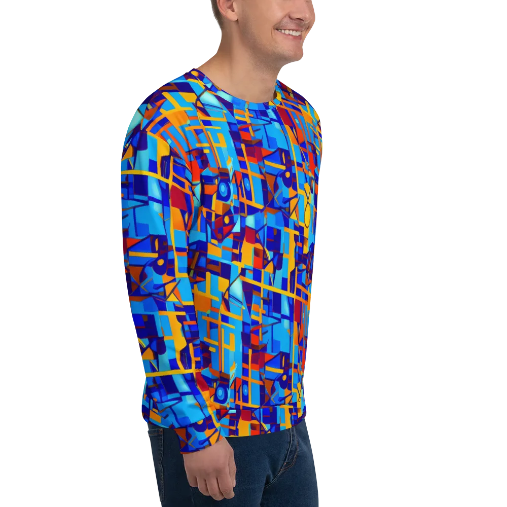 Radiant Labyrinth on Sweatshirt — Right Front