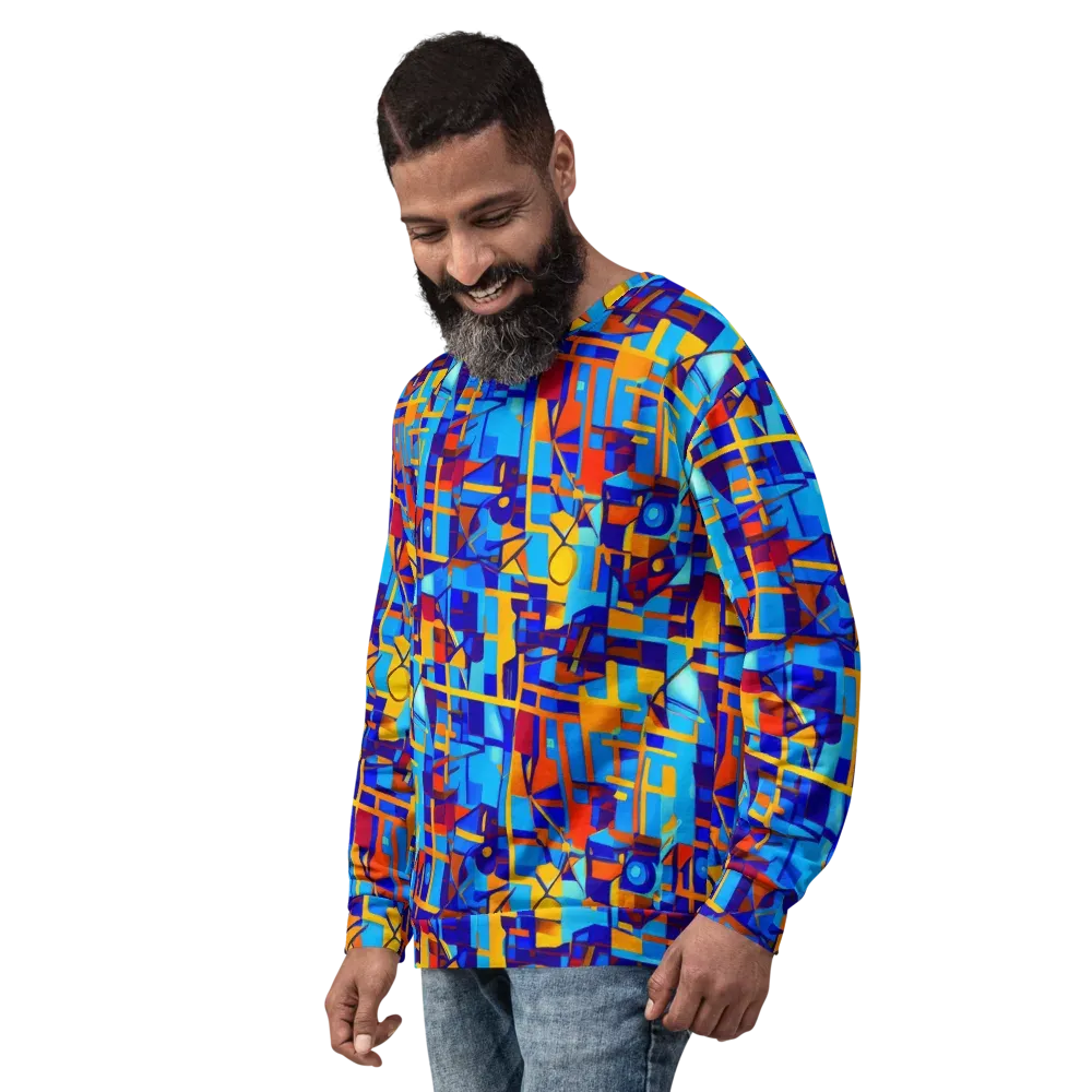 Radiant Labyrinth on Sweatshirt — Left Front