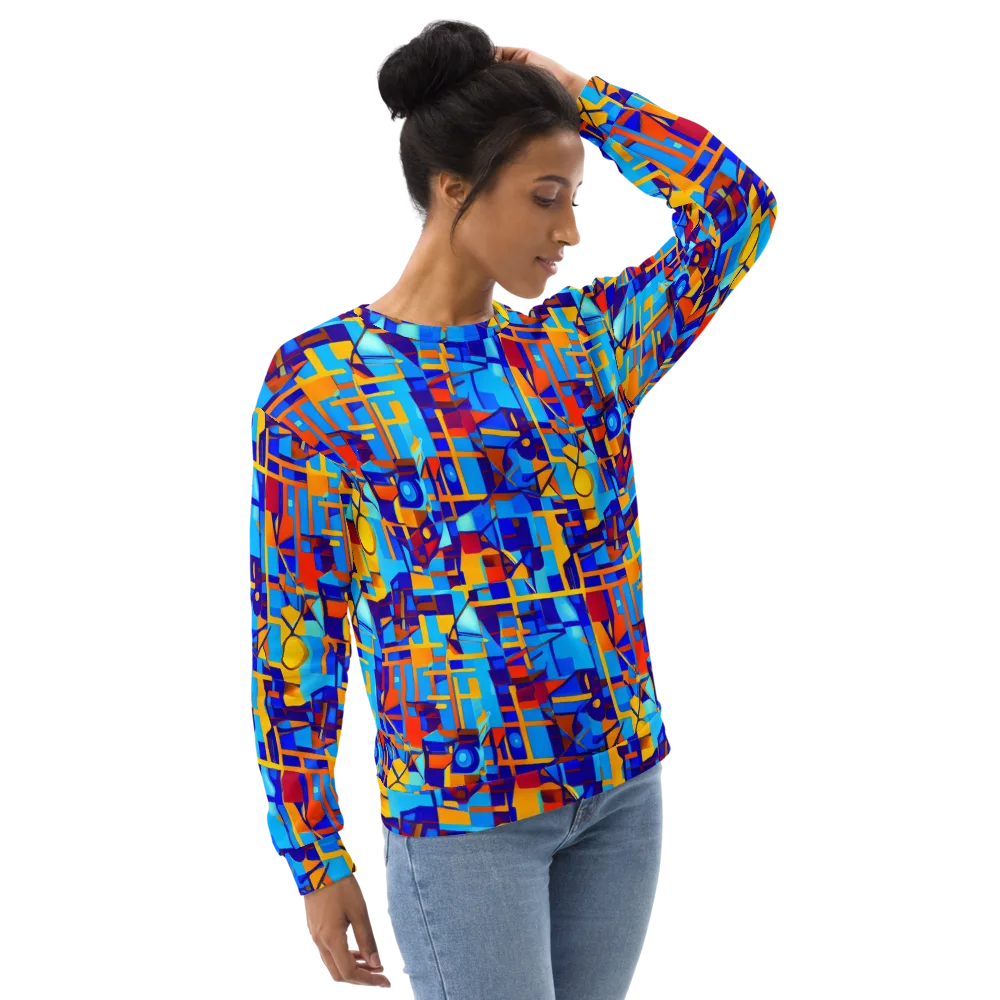 Radiant Labyrinth on Sweatshirt — Right Front