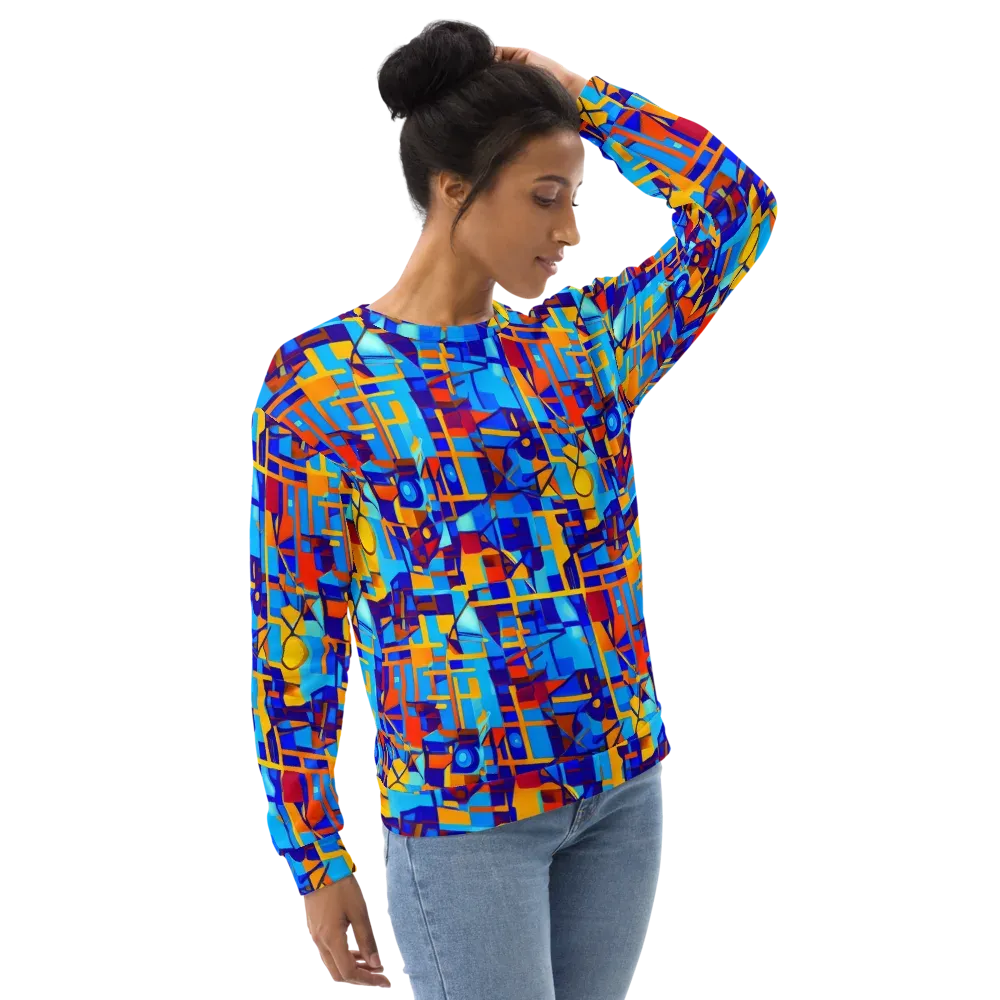 Radiant Labyrinth on Sweatshirt — Right Front