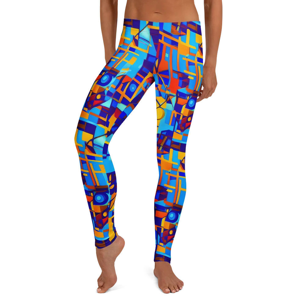 Radiant Labyrinth on Leggings — Front