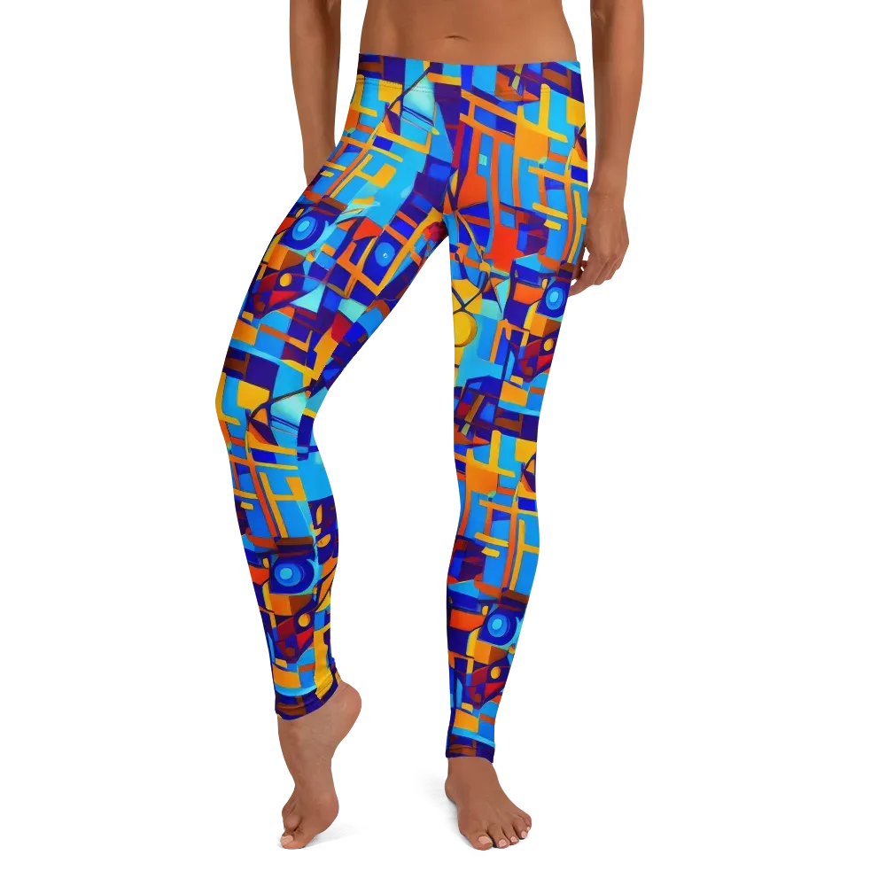 Radiant Labyrinth on Leggings — Front