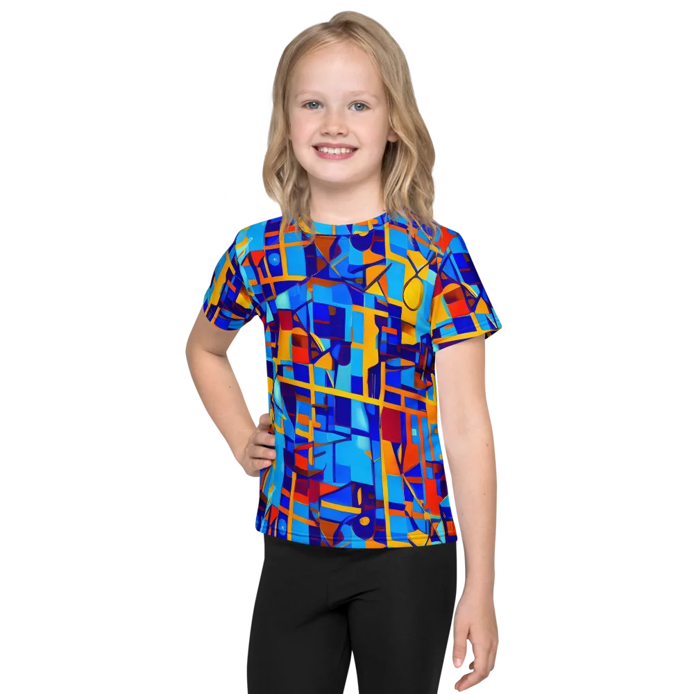 Radiant Labyrinth on Kids Crew Neck T-Shirt — Front