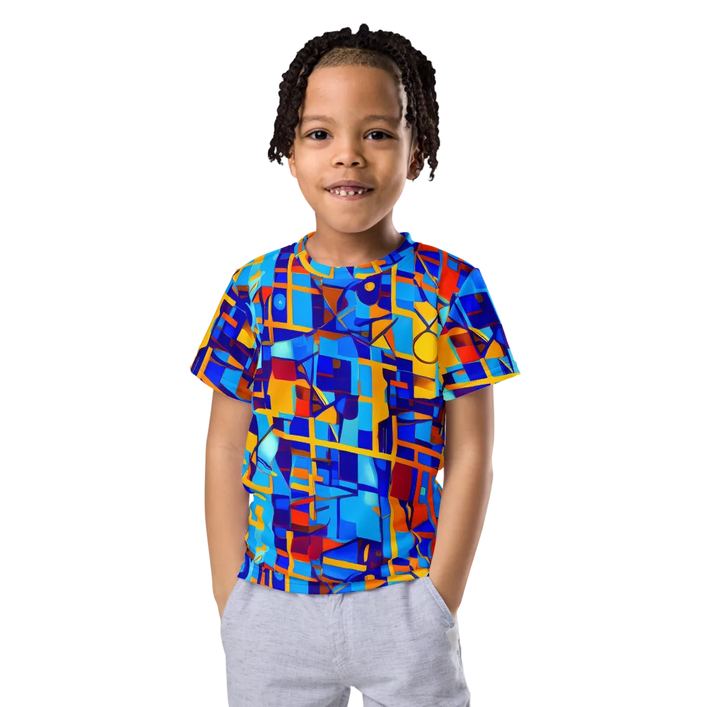Radiant Labyrinth on Kids Crew Neck T-Shirt — Front