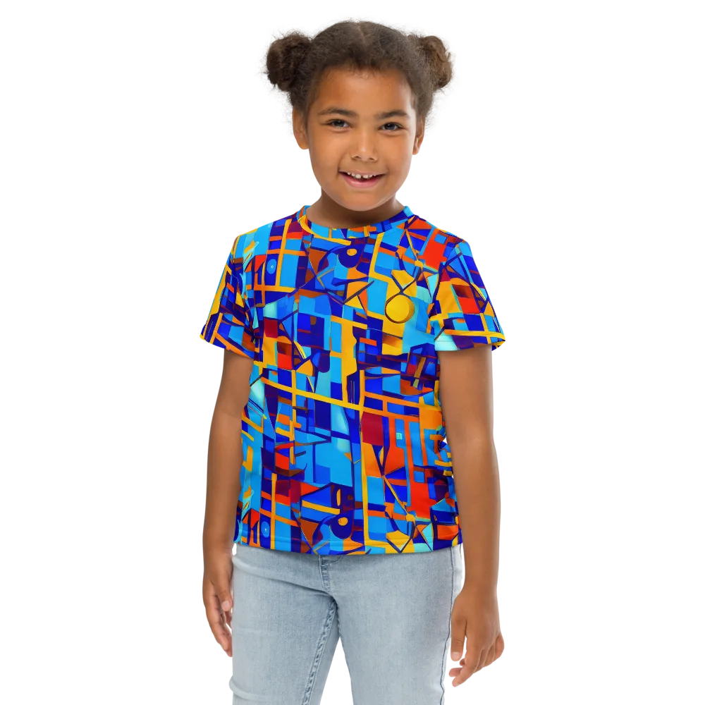 Radiant Labyrinth on Kids Crew Neck T-Shirt — Front