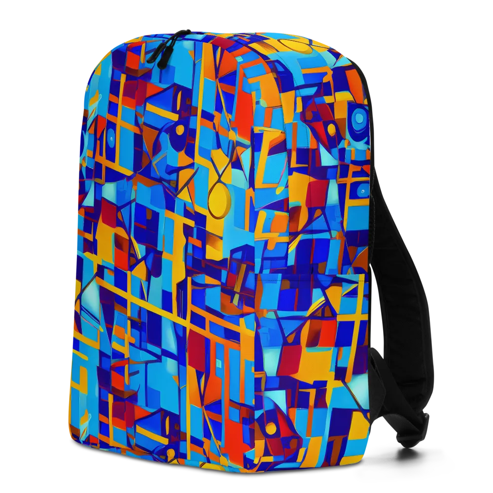 Radiant Labyrinth on Minimalist Backpack — Left