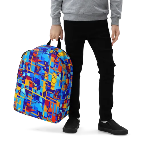 Radiant Labyrinth on a Minimalist Backpack