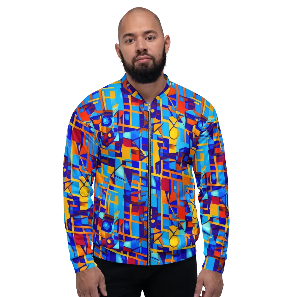 Radiant Labyrinth on Bomber Jacket — Front