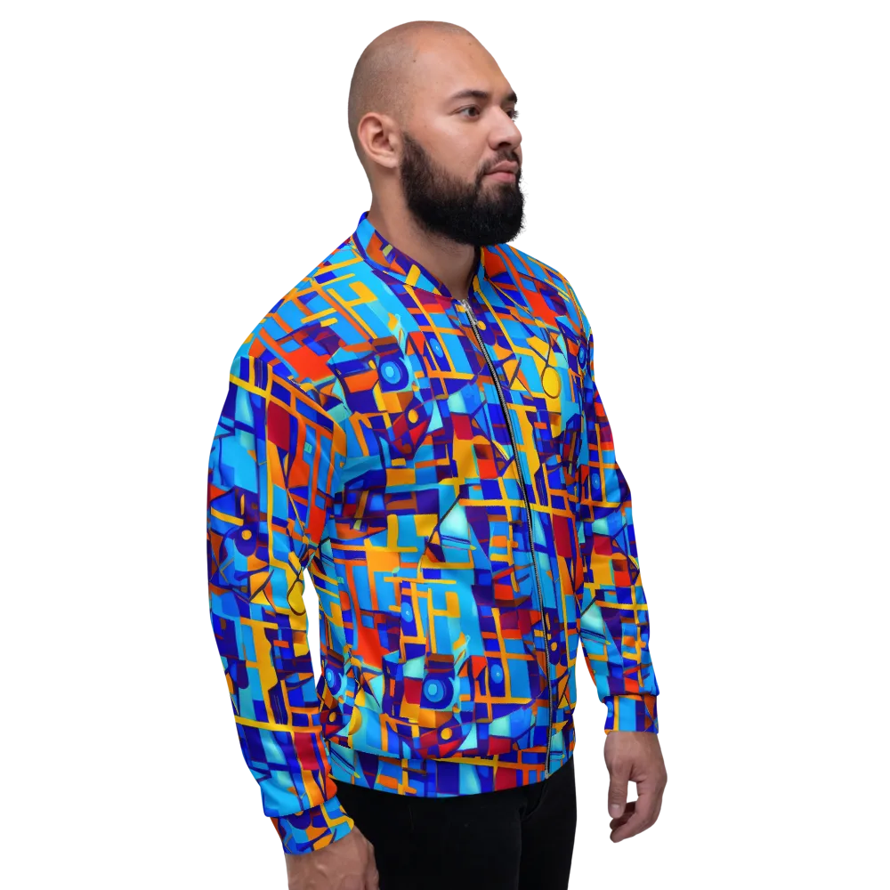 Radiant Labyrinth on Bomber Jacket — Right
