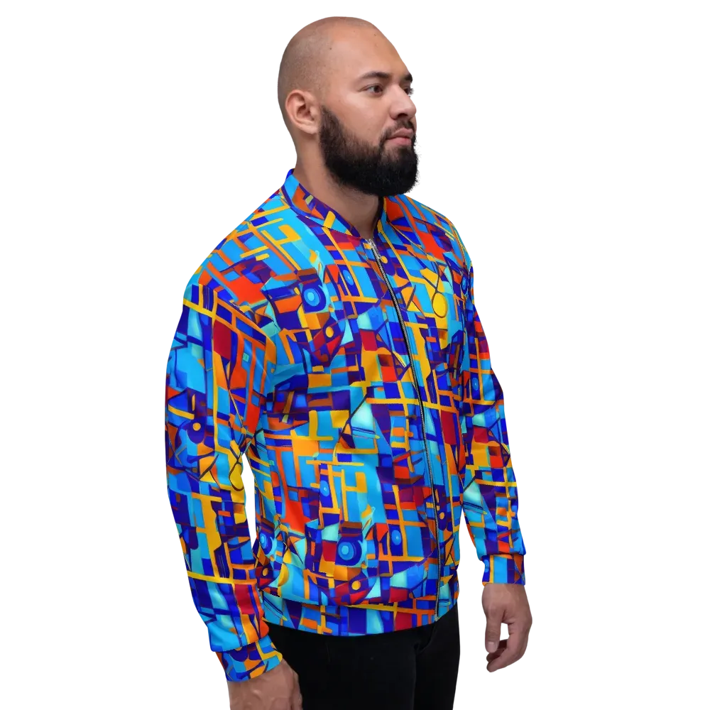 Radiant Labyrinth on Bomber Jacket — Right