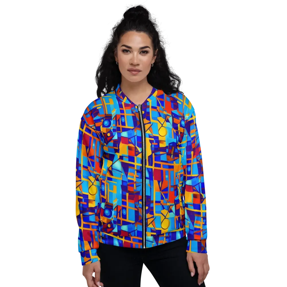 Radiant Labyrinth on Bomber Jacket — Front