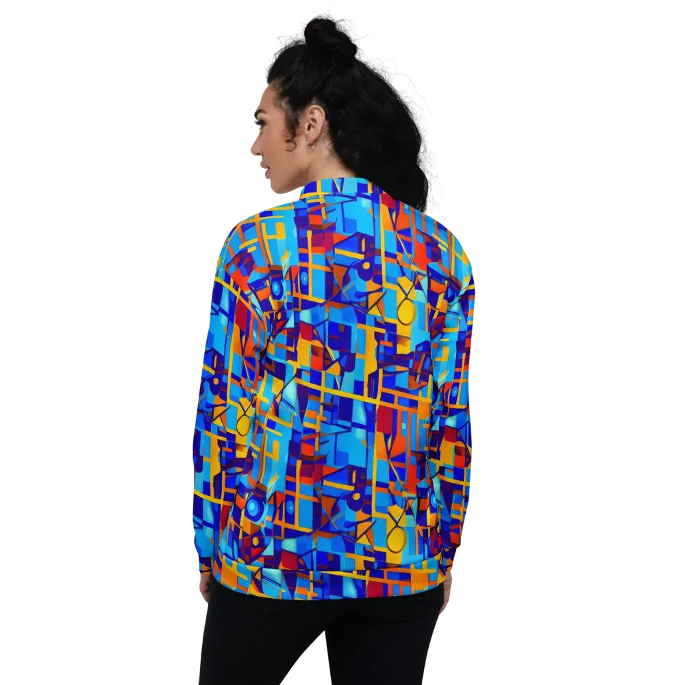 Radiant Labyrinth on Bomber Jacket — Back