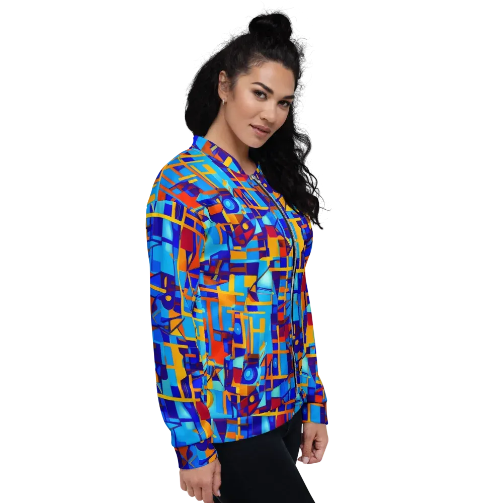 Radiant Labyrinth on Bomber Jacket — Right