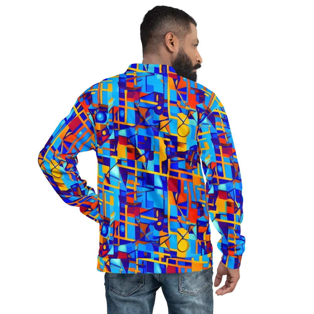 Radiant Labyrinth on Bomber Jacket — Back