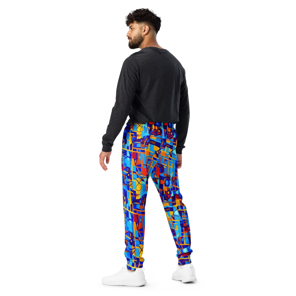Radiant Labyrinth on Men's Joggers — Back