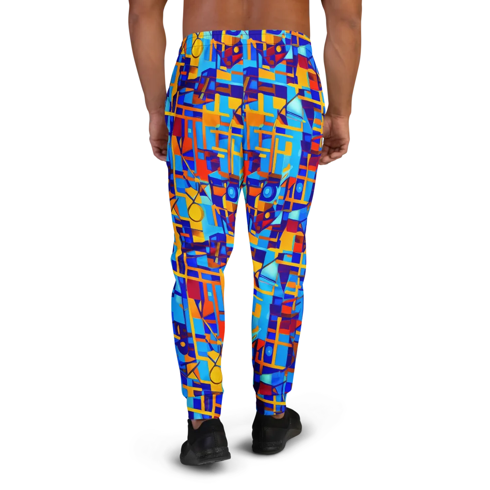 Radiant Labyrinth on Men's Joggers — Back