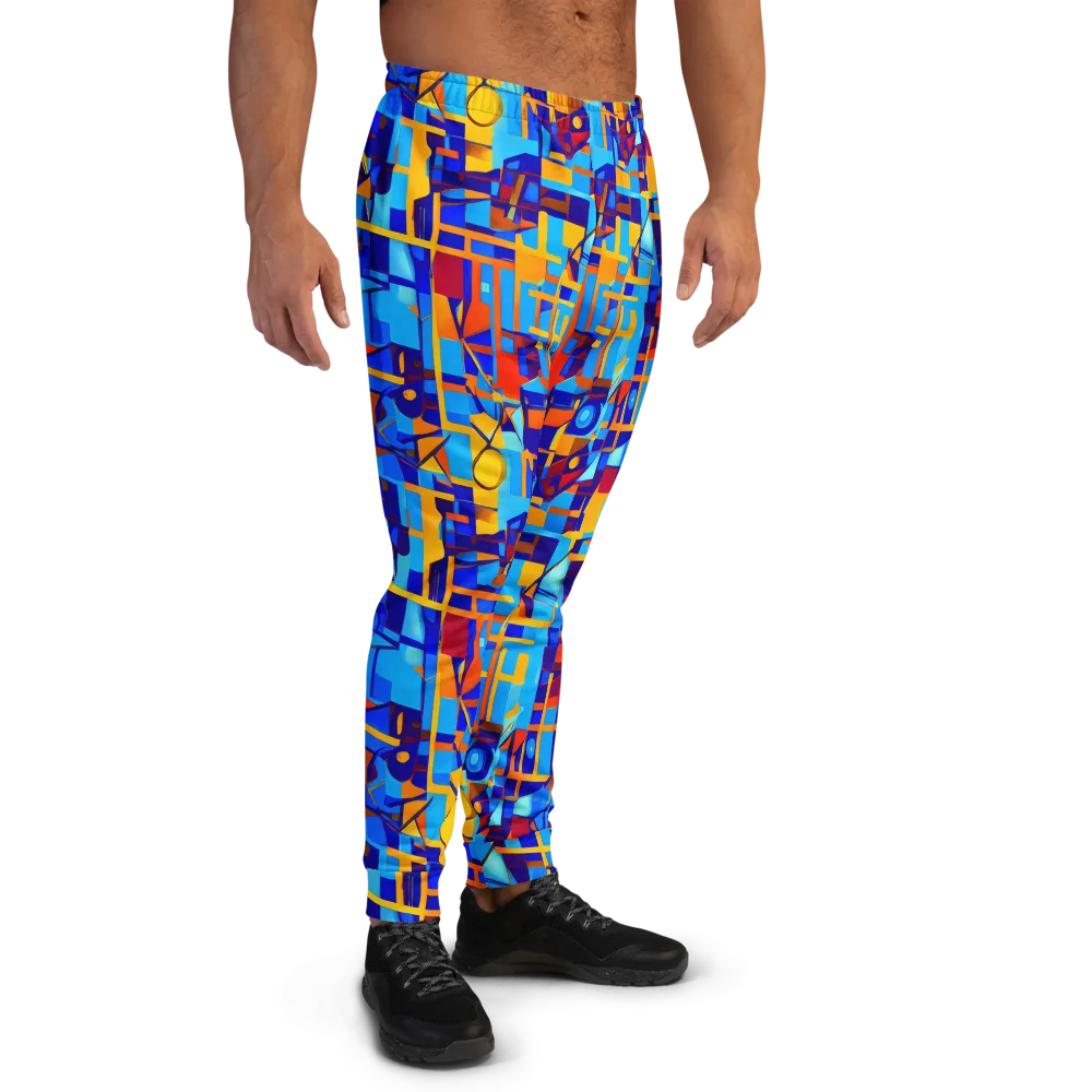 Radiant Labyrinth on Men's Joggers — Right