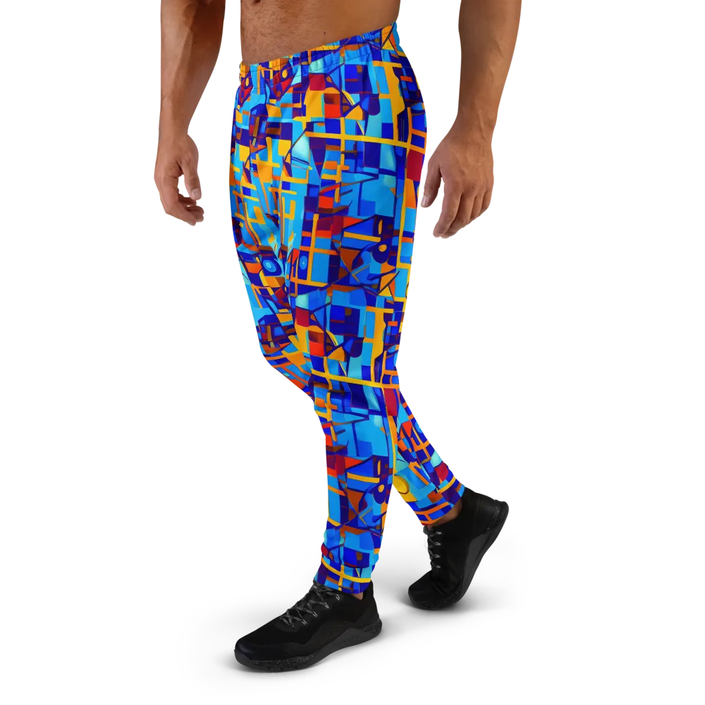 Radiant Labyrinth on Men's Joggers — Left