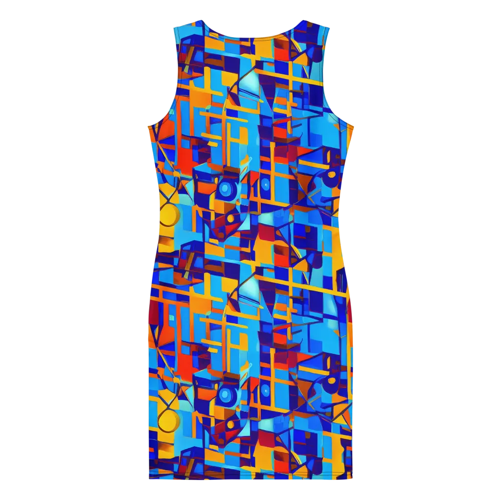 Radiant Labyrinth on Bodycon Dress — Back
