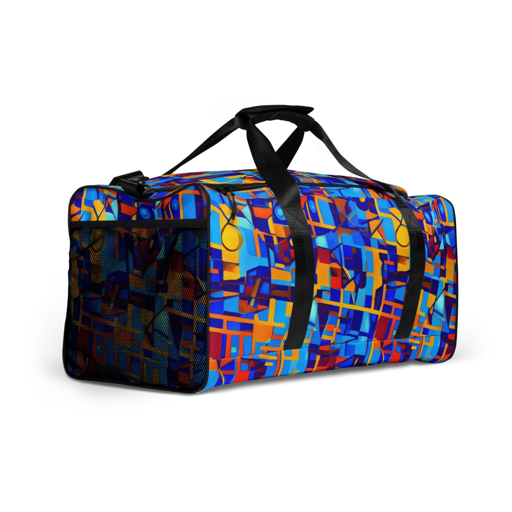 Radiant Labyrinth on Duffle Bag — Right Front