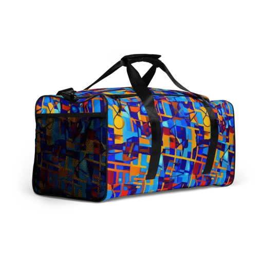 Radiant Labyrinth on a Duffle Bag