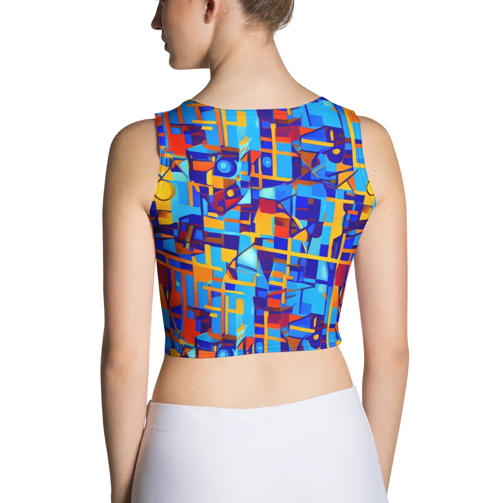 Radiant Labyrinth on Crop Top — Back