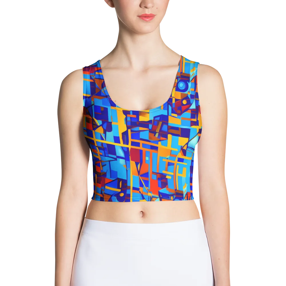 Radiant Labyrinth on Crop Top — Front