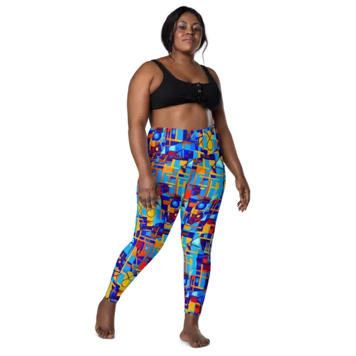 Radiant Labyrinth on a Leggings with Pockets