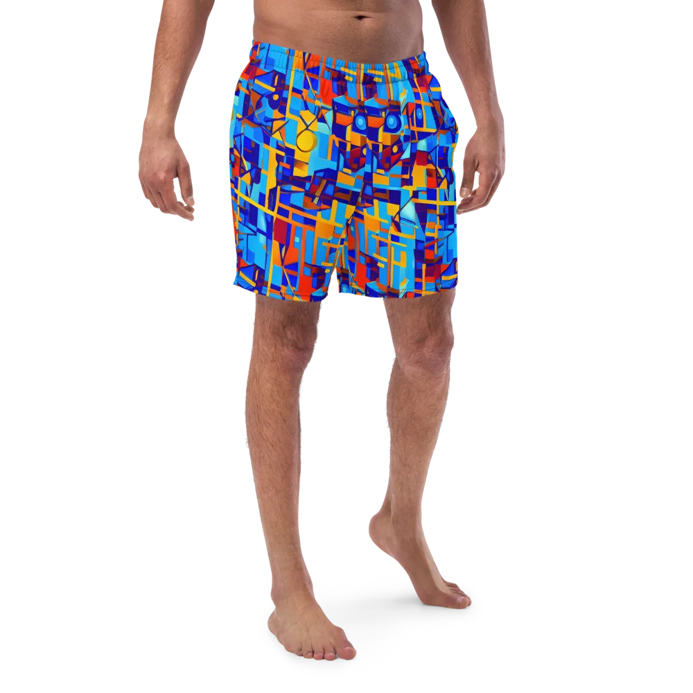 Radiant Labyrinth on Swim Trunks — Front