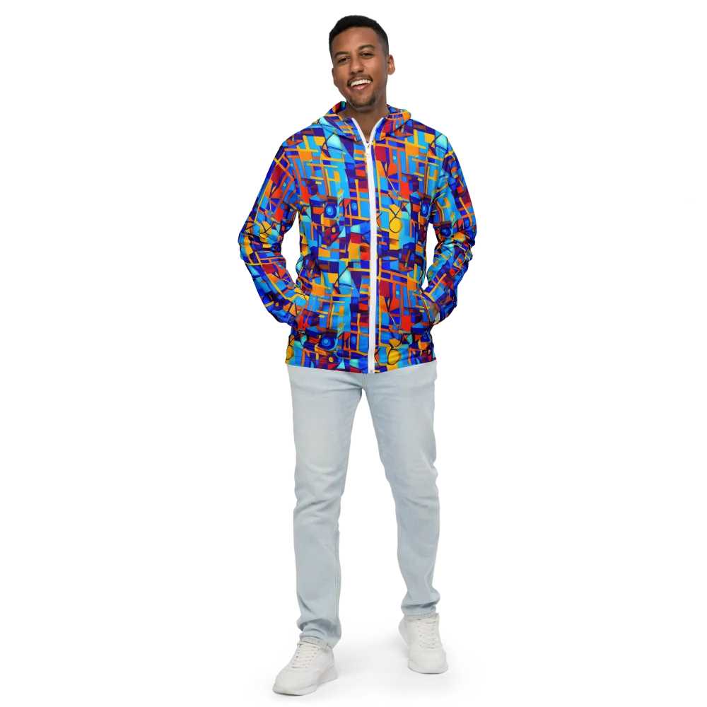 Radiant Labyrinth on Men's Windbreaker — Front