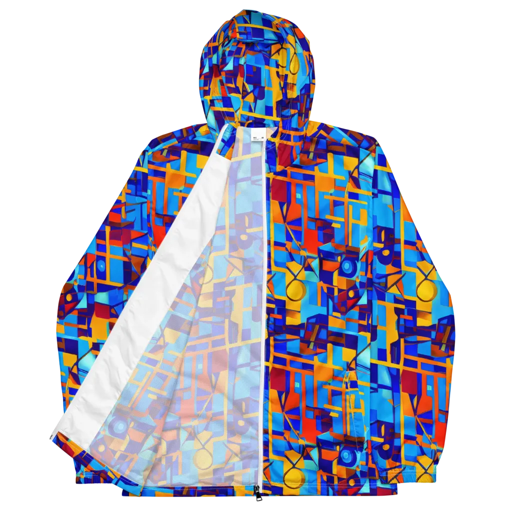 Radiant Labyrinth on Men's Windbreaker — Front