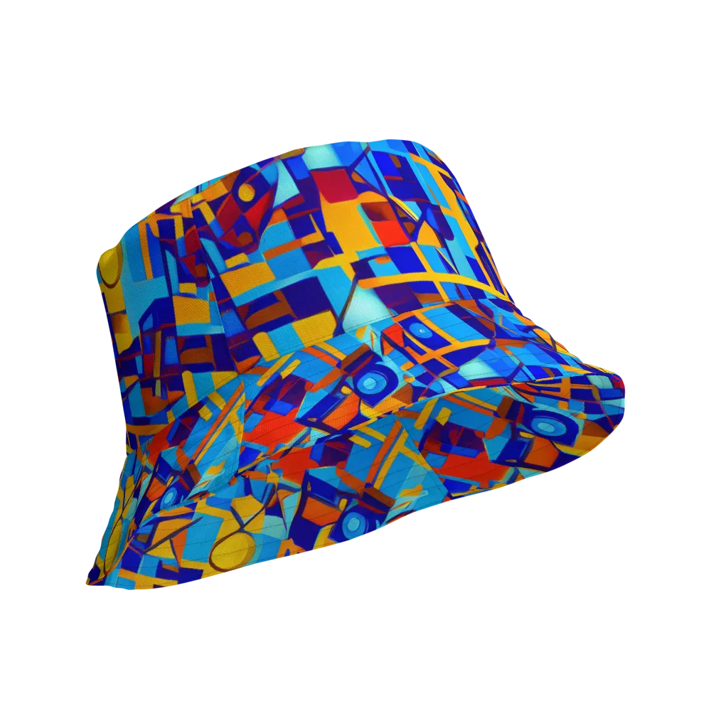Radiant Labyrinth on Reversible Bucket Hat — Product details Outside