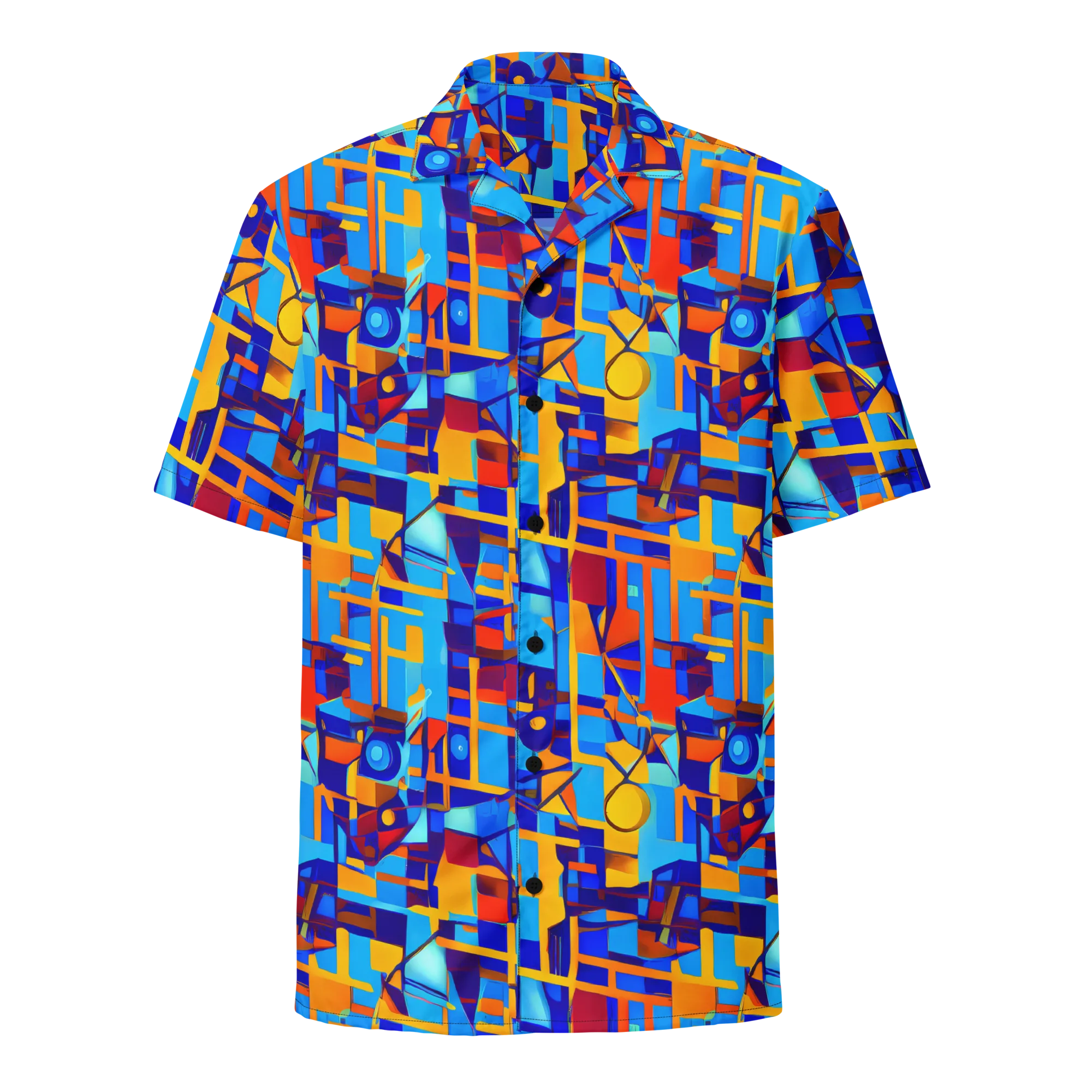 Radiant Labyrinth on Button Shirt — Front