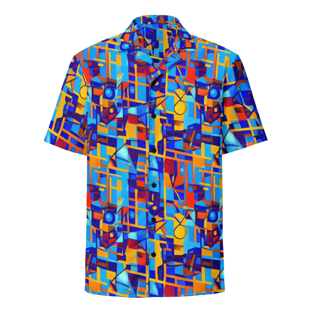Radiant Labyrinth on Button Shirt — Front