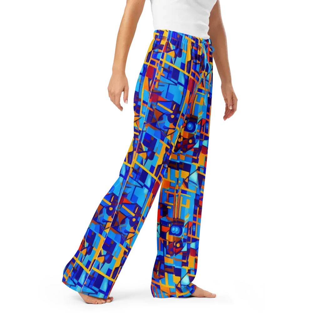 Radiant Labyrinth on Women's Pajama Pants — Right Front