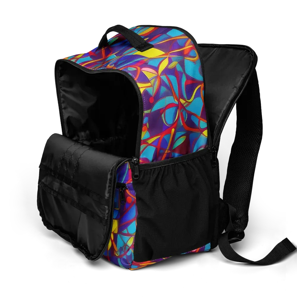 Flickering Dreams on Utility Backpack — Product details 2