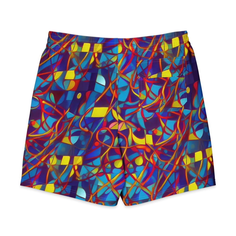 Flickering Dreams on Men's Board Shorts — Back
