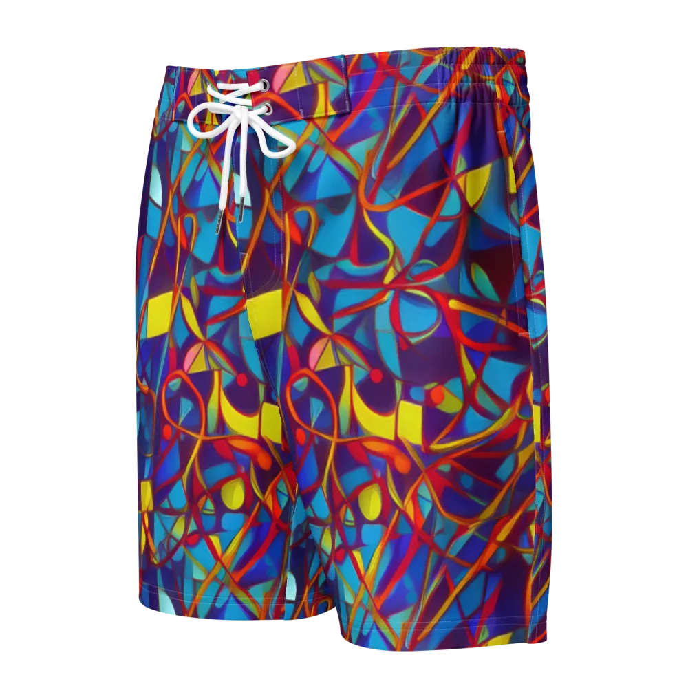 Flickering Dreams on Men's Board Shorts — Front
