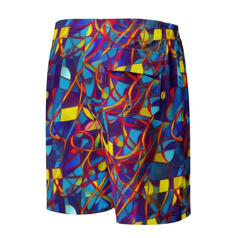 Flickering Dreams on Men's Board Shorts — Back