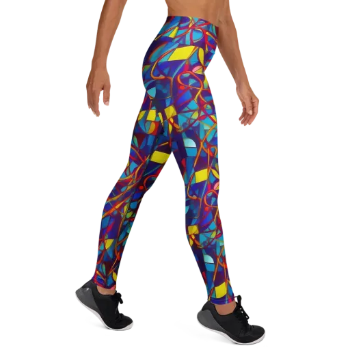 Flickering Dreams on a Yoga Leggings