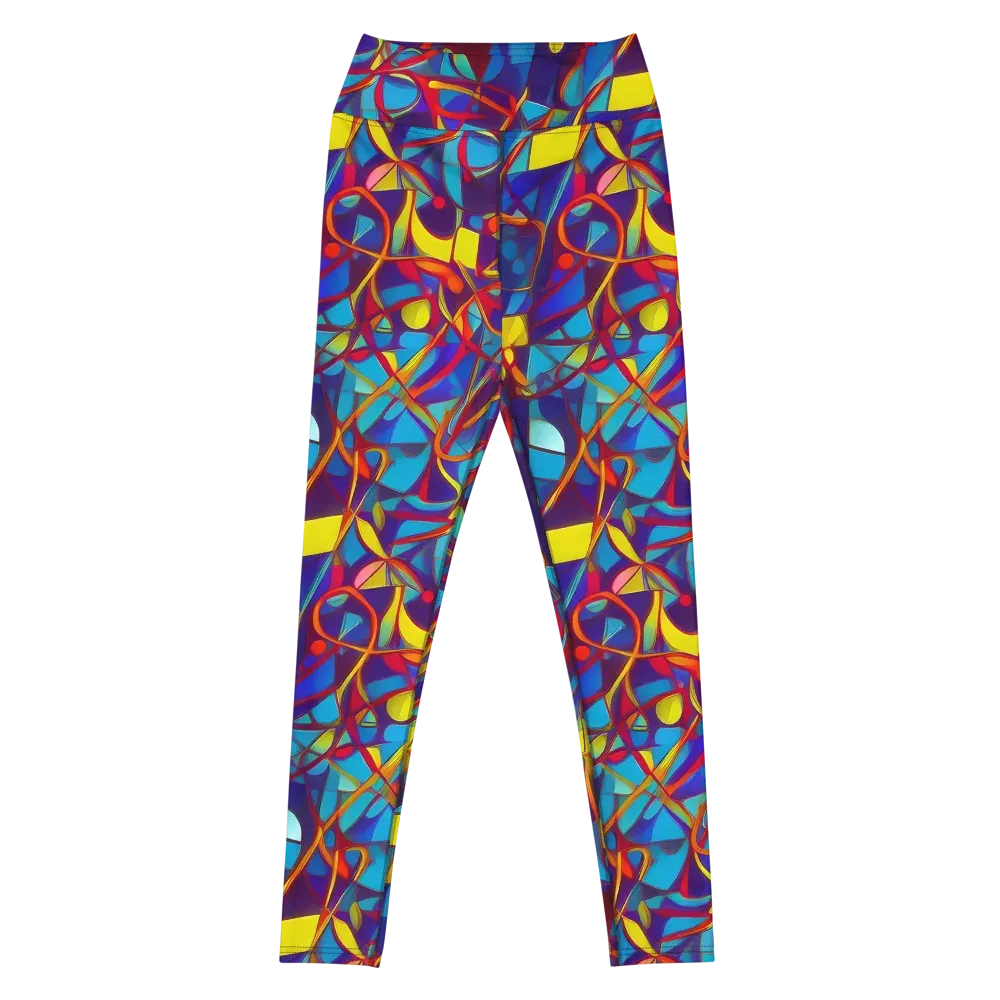 Flickering Dreams on Yoga Leggings — Front