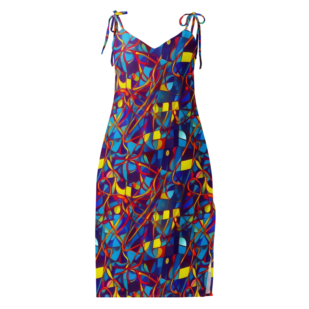 Flickering Dreams on Slip Dress — Front