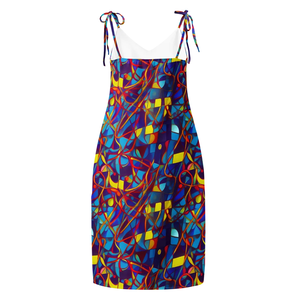 Flickering Dreams on Slip Dress — Back