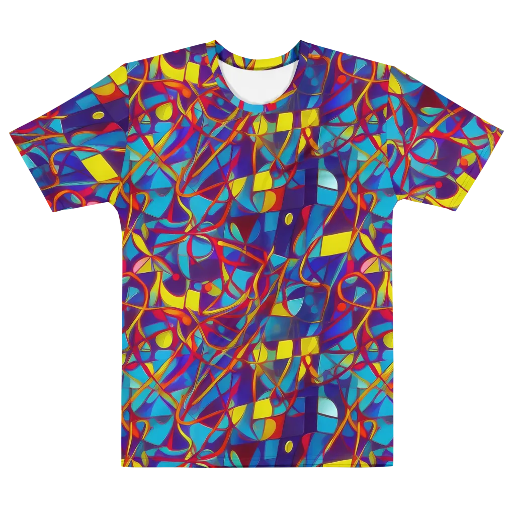 Flickering Dreams on Men's Cotton Crew Neck T-Shirt — Front