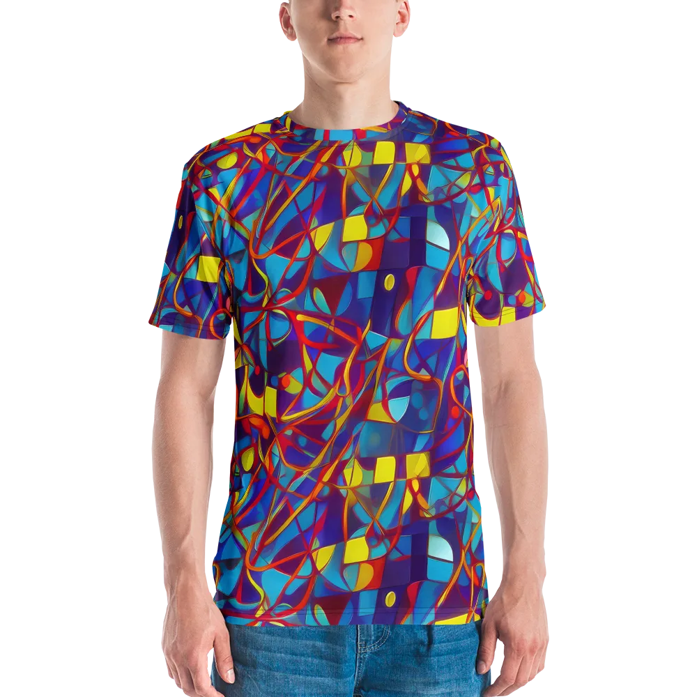 Flickering Dreams on Men's Crew Neck T-Shirt — Front