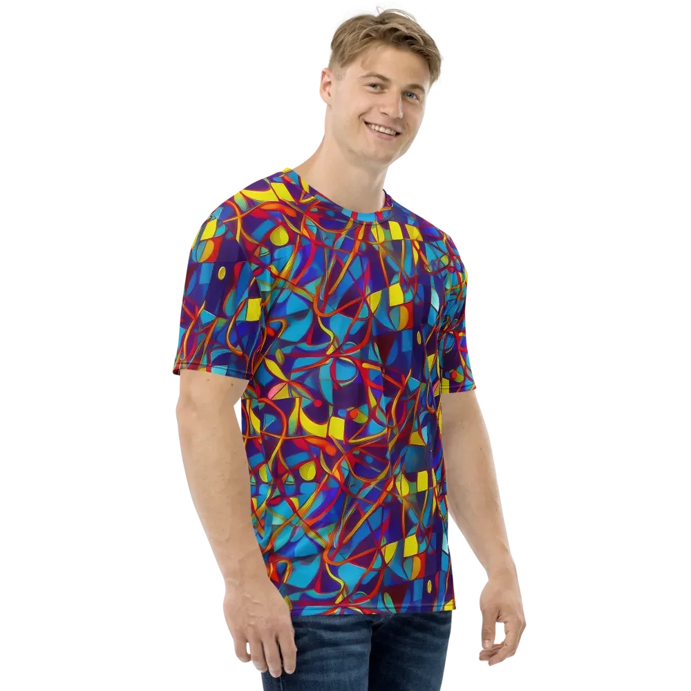 Flickering Dreams on Men's Crew Neck T-Shirt — Right