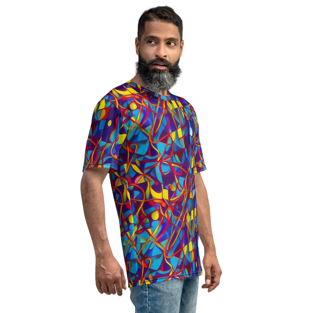 Flickering Dreams on Men's Crew Neck T-Shirt — Right